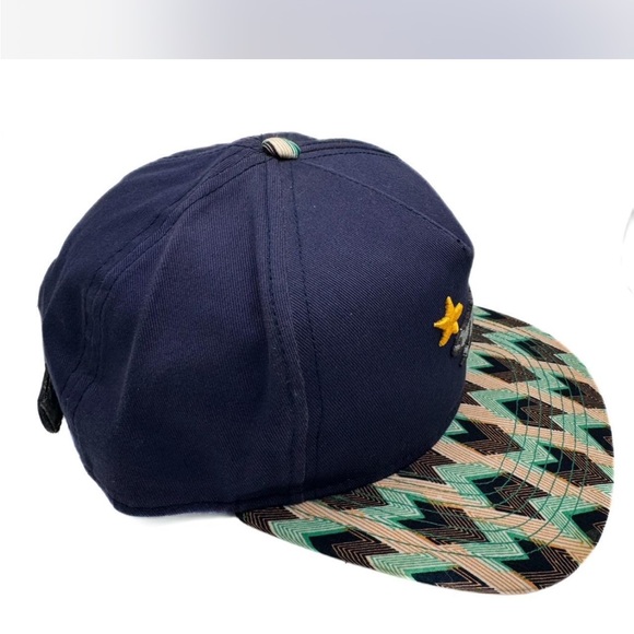 Official Crown of Laurel California Grassroots SnapBack Hat Navy - Picture 2 of 3